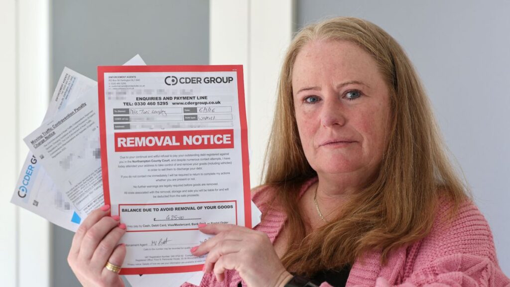 People fined for parking outside their own homes