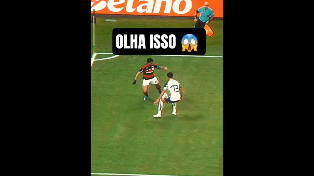 HUMILHOU! PAQUETÁ DO FLAMENGO METE CANETA EM GUSTAVO HENRIQUE 😱🔥🔴⚫ #shorts #flamengo