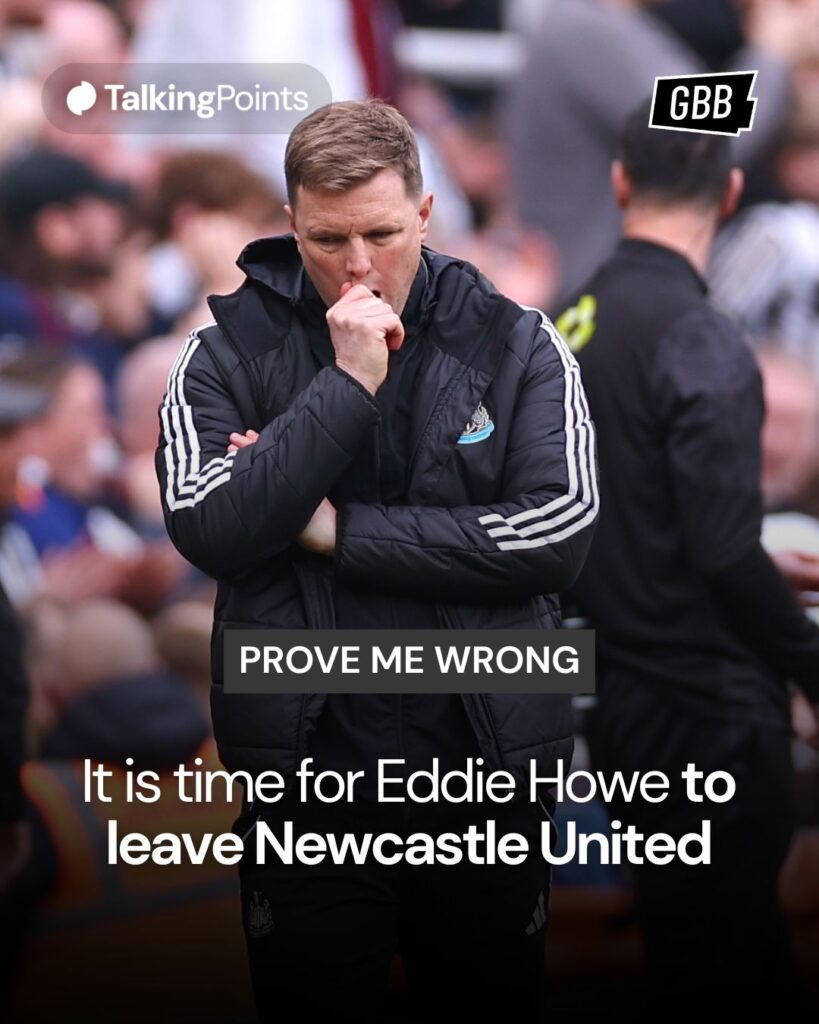 A graphic asking Newcastle United fans to prove the statement: 