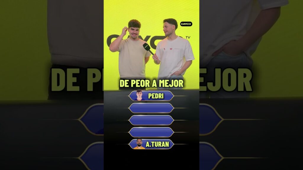 😱 ¡De peor a mejor! @joaanpu se la juega con este Top 5 ¿Coincides con él?