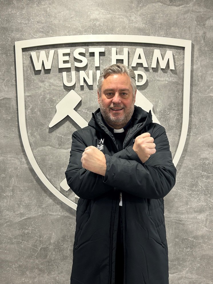The Revd Philip Wright, Chaplain of West Ham United Football Club