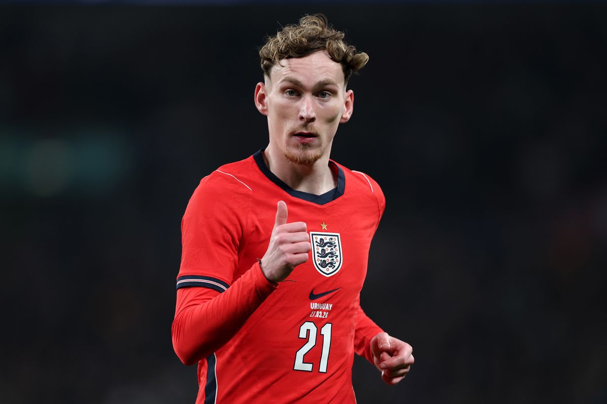 James Garner playing for England