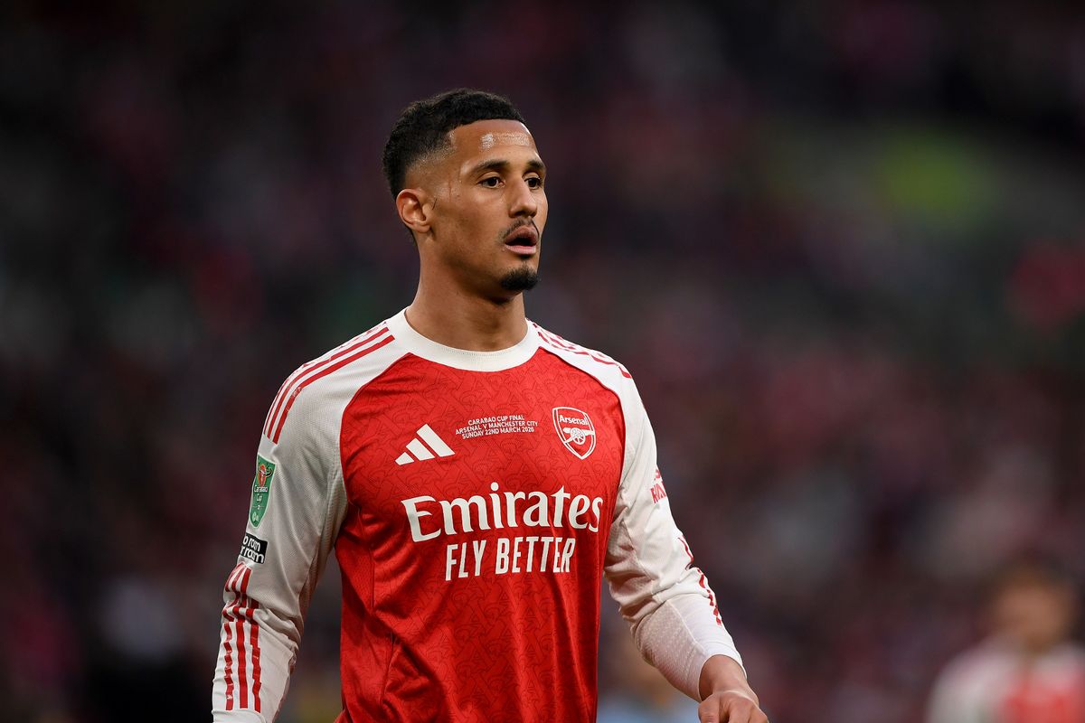 Arsenal defender William Saliba