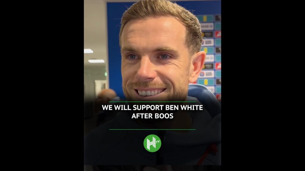 Jordan Henderson says he and England will support Ben White following the loud boos he received 💪