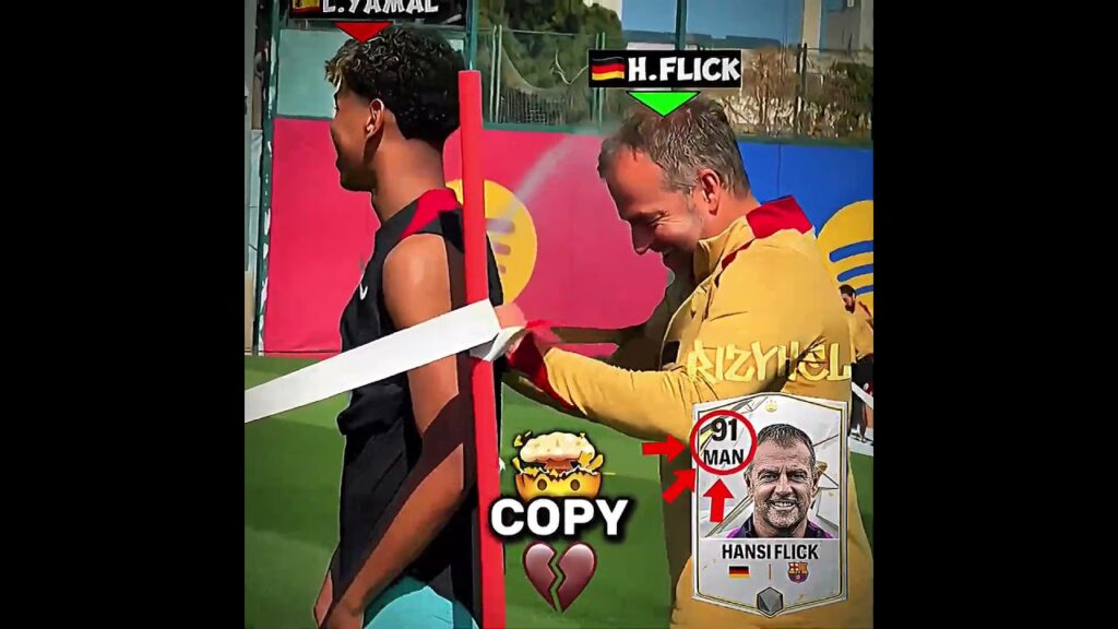 Yamal x Hansi Flick Skills🤣☠️🔥