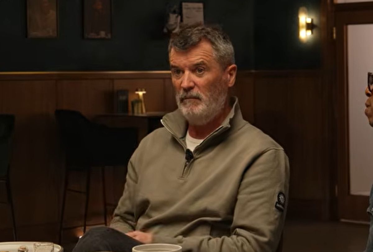 Roy Keane contributing on a podcast