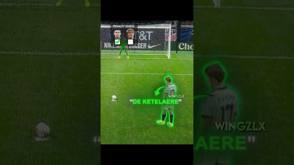 Can you guess which way Cristiano Ronaldo and Charles De Ketelaere shot the ball? 🤔⚽