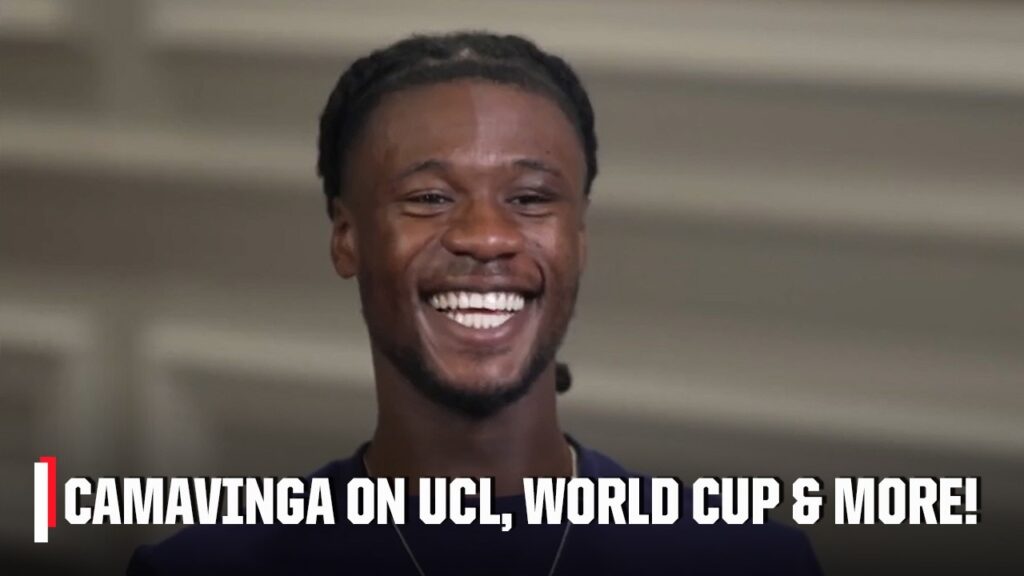 Eduardo Camavinga EXCLUSIVE! Vinícius Jr, UCL clash vs. Bayern, World Cup hopes & more | ESPN FC