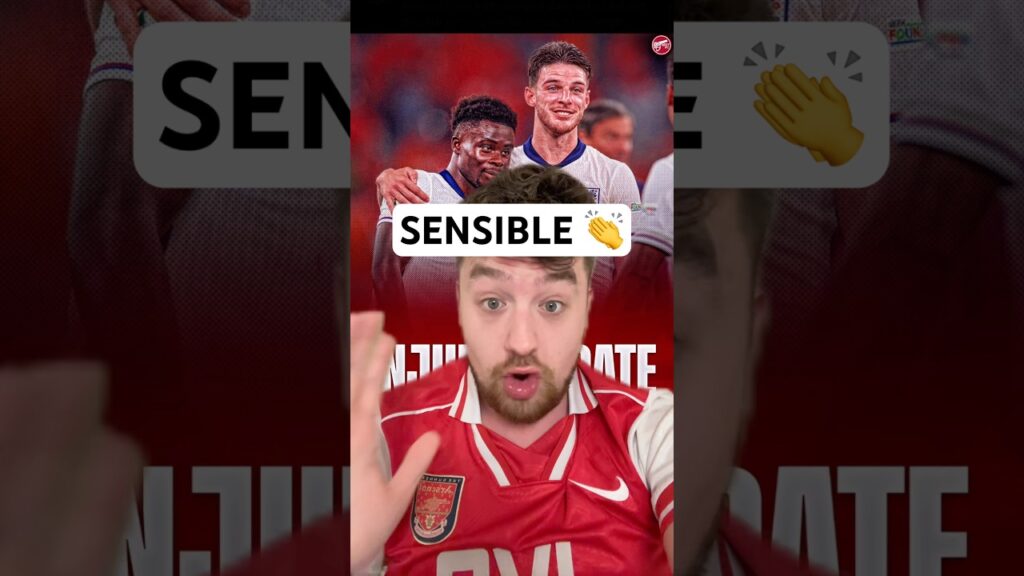 Saka and Rice LEAVE England camp to return to Arsenal 👏