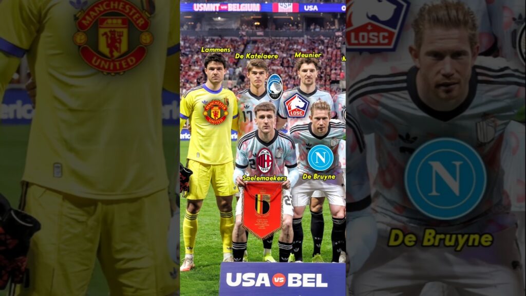 Belgium squad vs United States - International Friendly