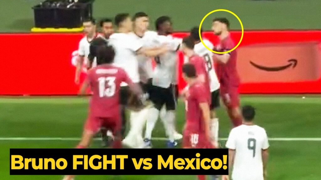 Bruno Fernandes showed more leadership than Ronaldo in crazy FIGHT vs Mexico last night
