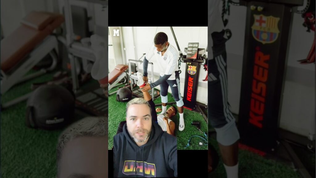 Pogba y Ansu Fati entrenando en Barcelona #ansufati #pogba #fcbarcelona #entrenamiento