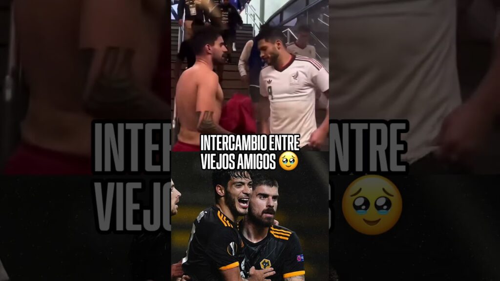 RÚBEN NEVES y RAÚL JIMÉNEZ, ex Wolves, se vieron a encontrar al final del MÉXICO vs PORTUGAL RÚBEN NEVES y RAÚL JIMÉNEZ, ex Wolves, se vieron a encontrar al final del MÉXICO vs PORTUGAL