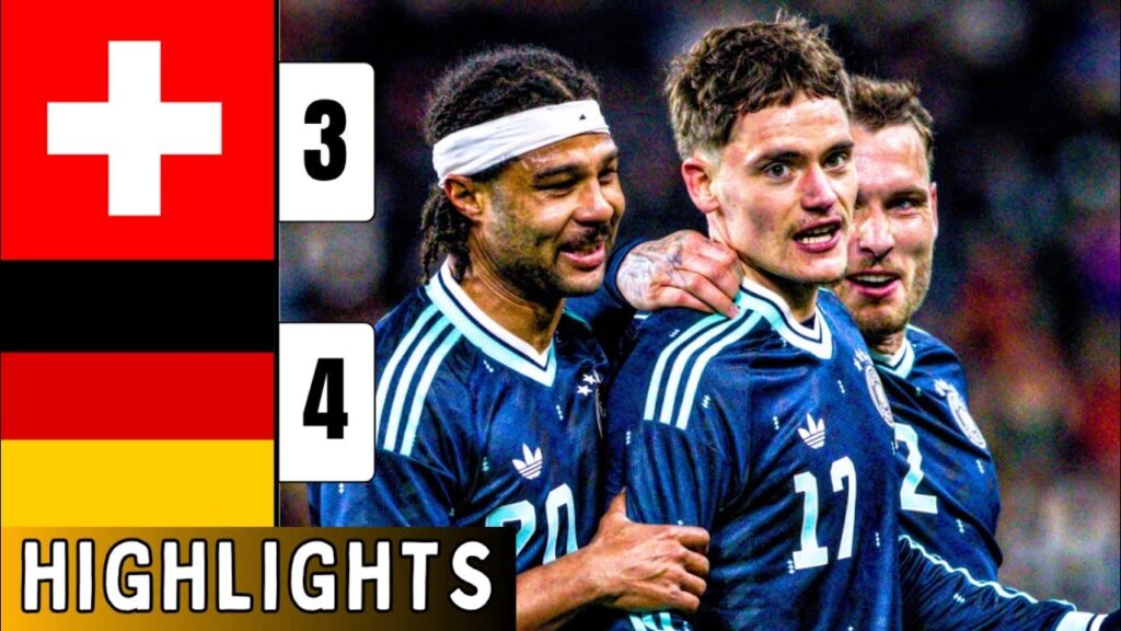 Switzerland vs Germany 3-4 Highlights | Florian Wirtz Brace | Serge Gnabry | Breel Embolo | Ndoye