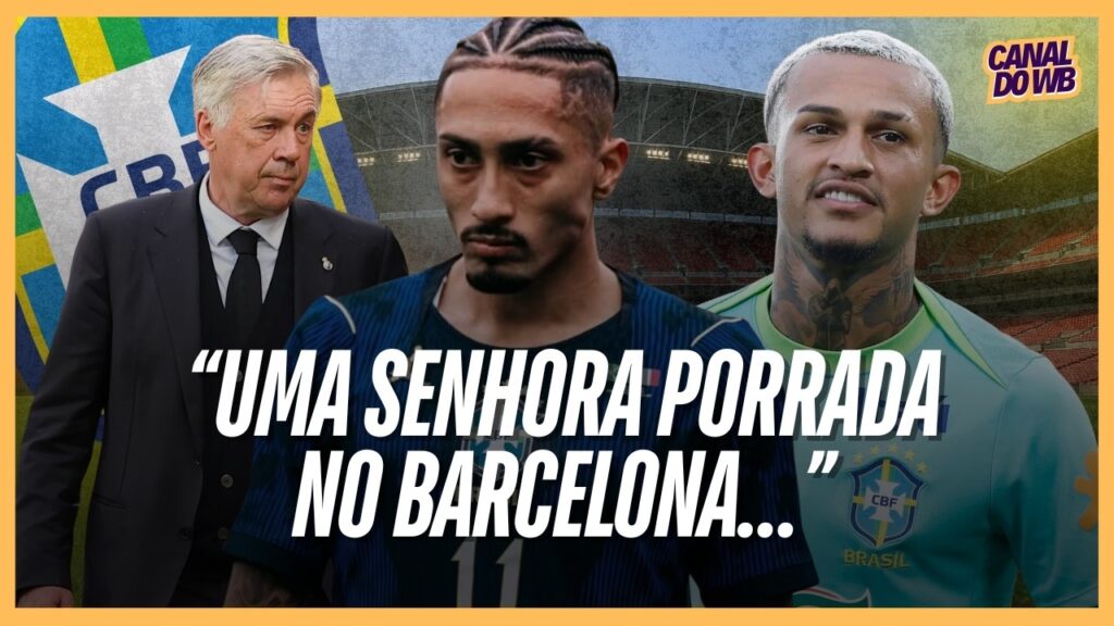 RAPHINHA E WESLEY CORTADOS! QUEM JOGA?