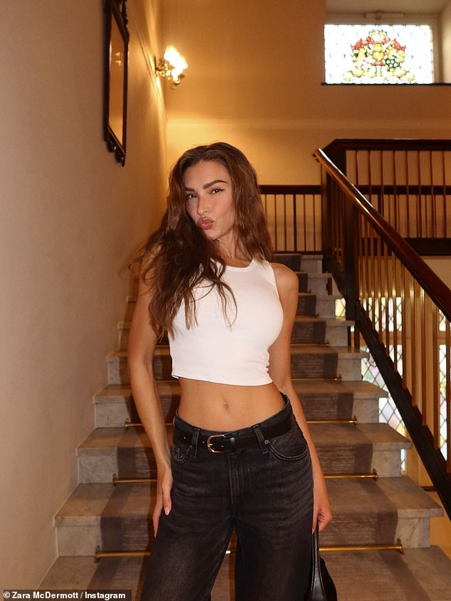 Zara McDermott proved to be Louis Tomlinson's biggest supporter as she travelled with him to Denmark for the latest leg of his world tour