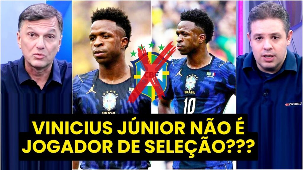 VINICIUS JÚNIOR NÃO É JOGADOR DE SELEÇÃO??? "Pra mim, FALAR ISSO é..." | BRASIL x FRANÇA GERA DEBATE