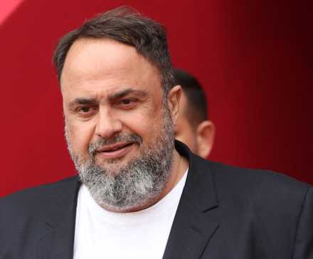 Nottingham Forest owner Evangelos Marinakis before the match