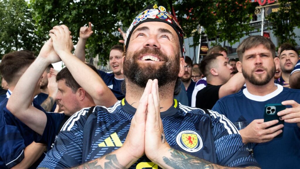 Tartan Army head on party boat down River Mersey ahead of Scotland clash in Liverpool