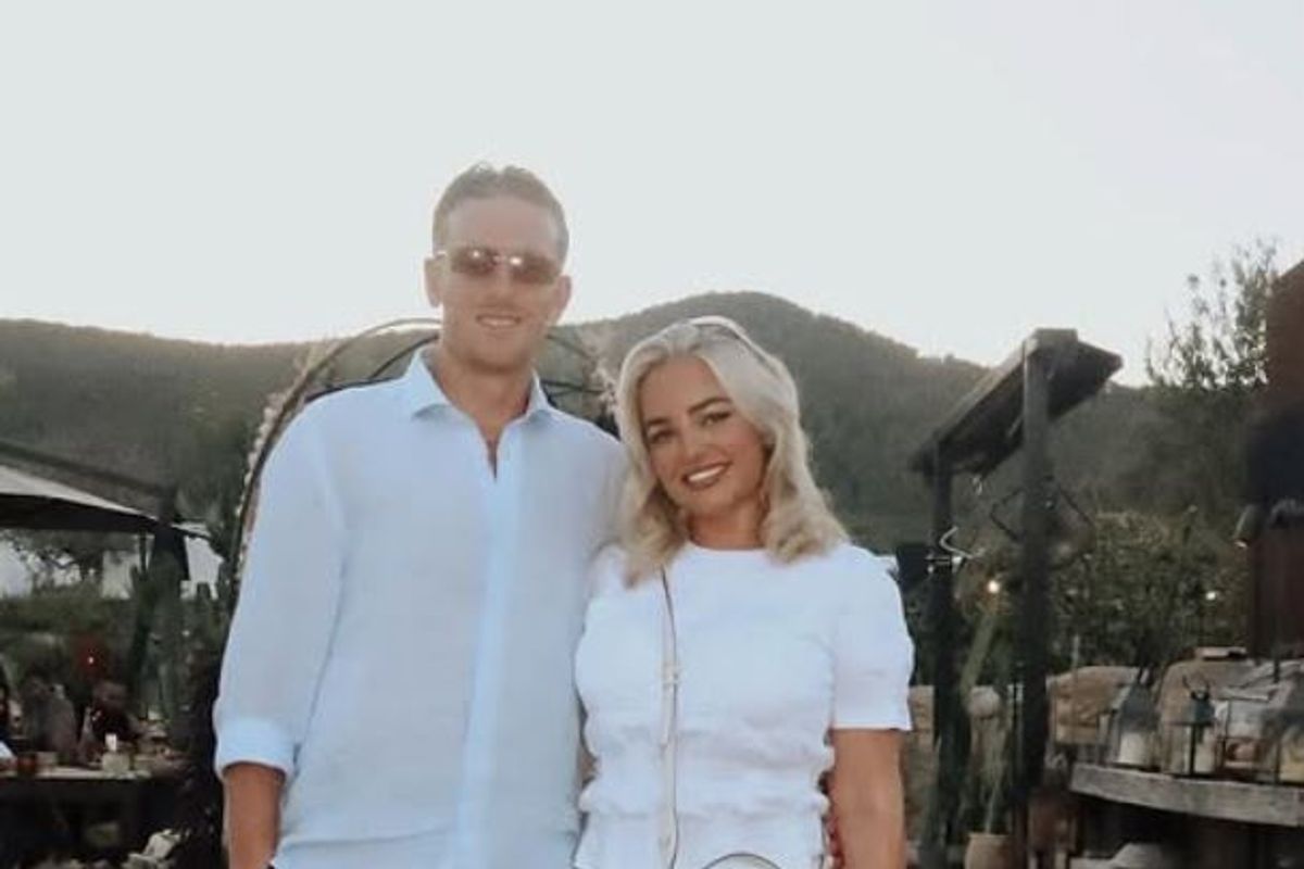 Jordan Pickford and Megan Pickford