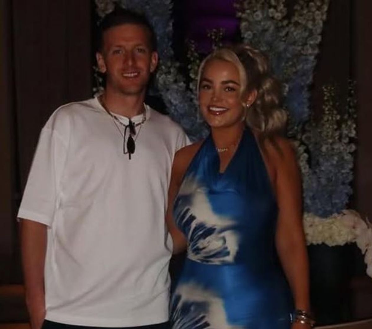 Jordan Pickford and Megan Pickford