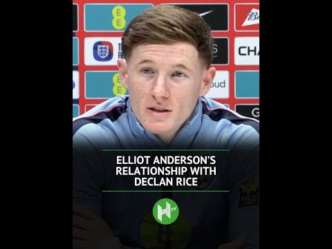 Elliot Anderson's BOND with Declan Rice🥰💪