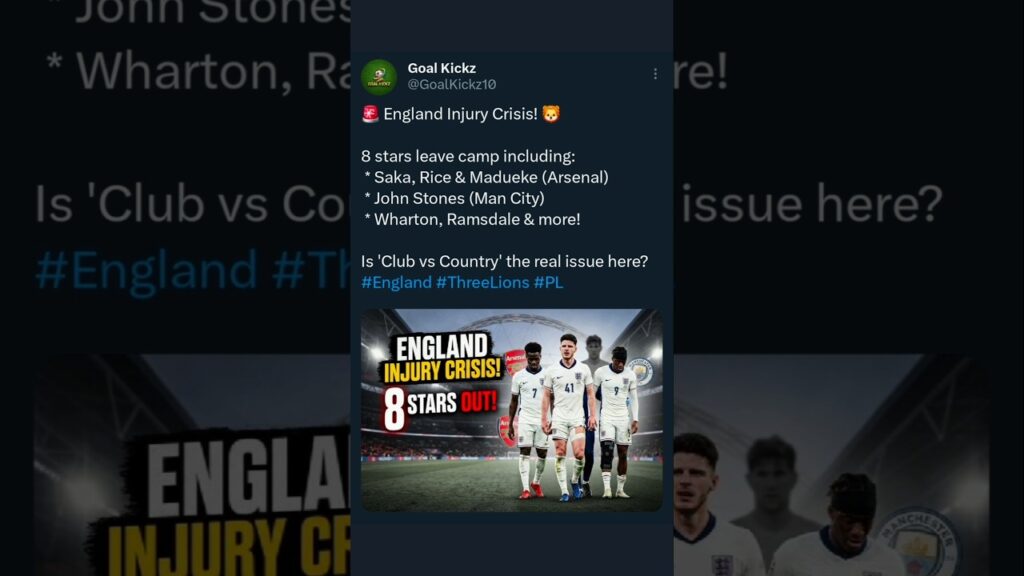 England Injury Crisis! 8 Stars OUT 😱