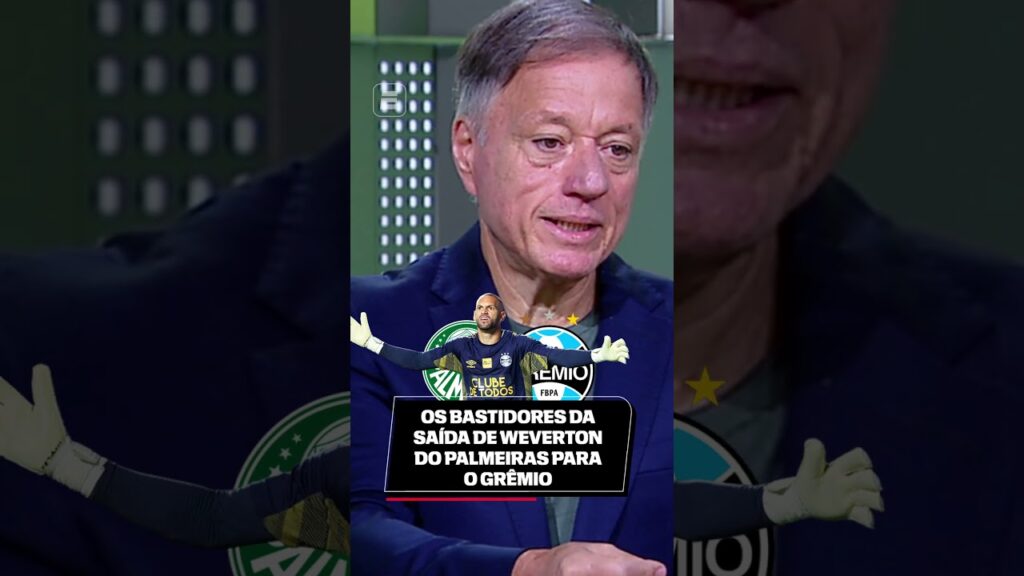 OS BASTIDORES DA SAÍDA DE WEVERTON DO PALMEIRAS PARA O GRÊMIO ⚽ #shorts