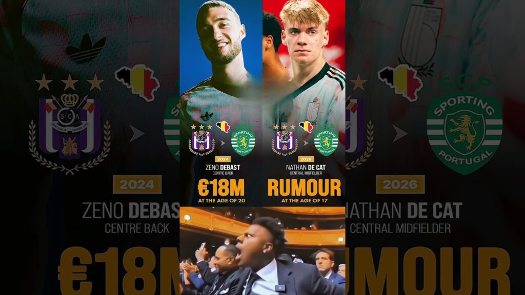 📅 In 2024, Sporting CP Bought 20 Years Old 𝐙𝐞𝐧𝐨 𝐃𝐞𝐛𝐚𝐬𝐭 From Anderlecht..🔥⚽