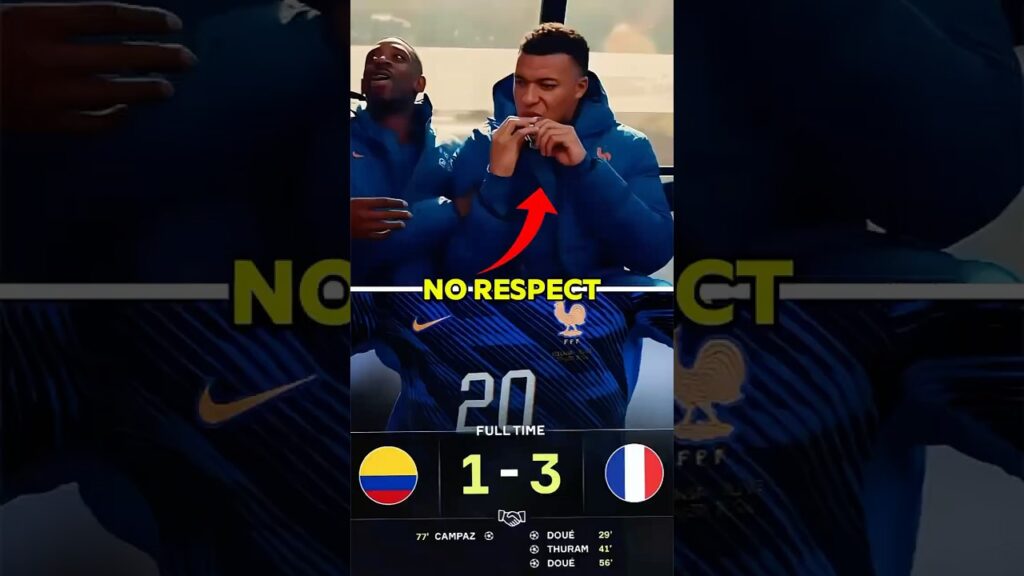 France B Team DESTROYS Colombia 😳 Mbappé, Olise & Dembélé CAUGHT DOING THIS on Bench