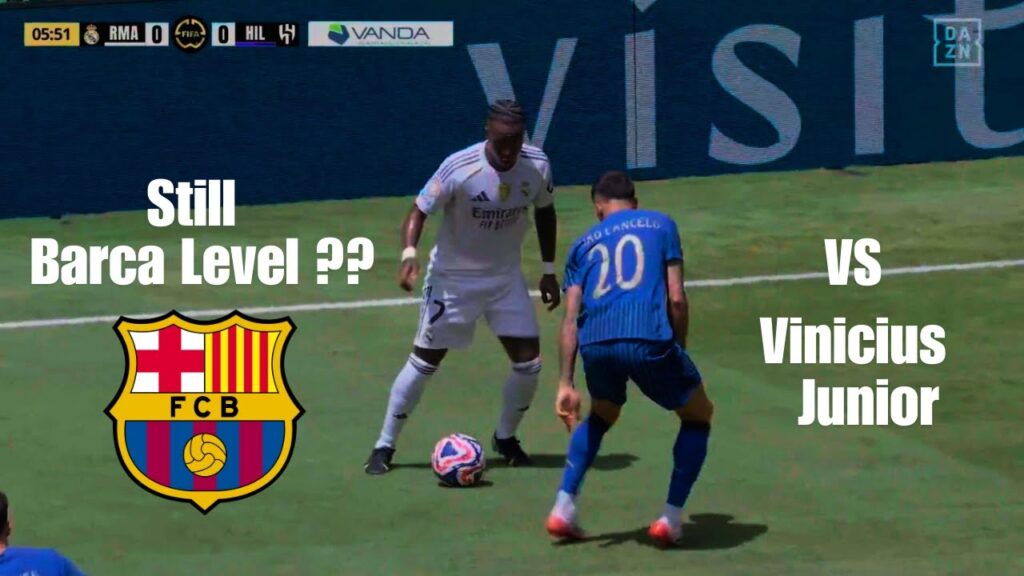 Joao Cancelo Pocketing Vinicius Junior - Welcome Back To Barcelona