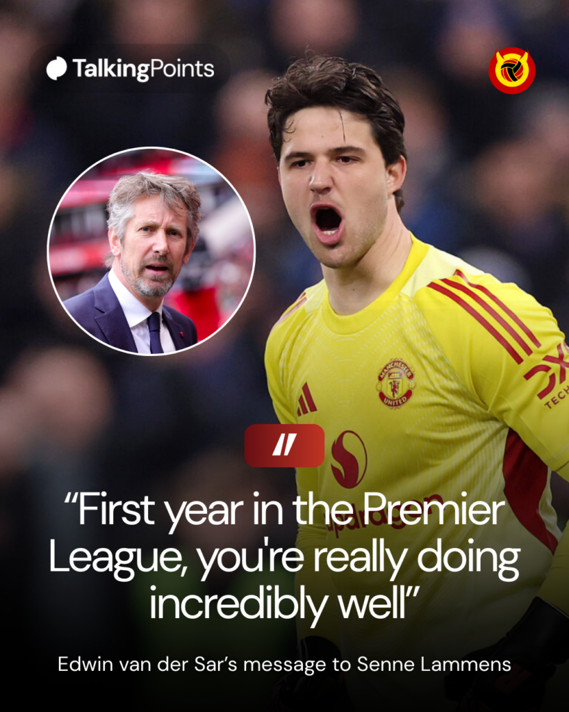 Edwin van der Sar quotes on Senne Lammens