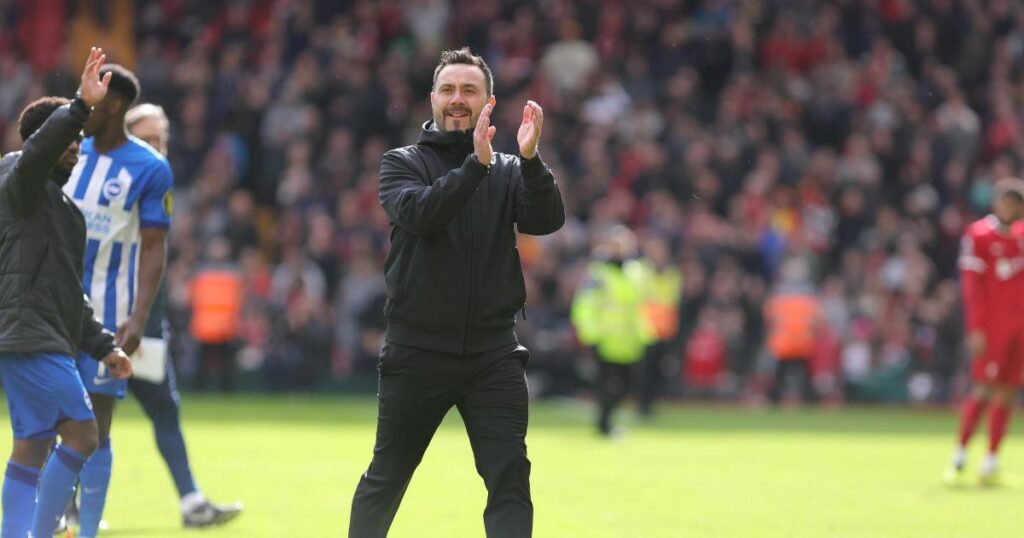 Brighton's ex-boss Roberto De Zerbi favourite for Spurs job