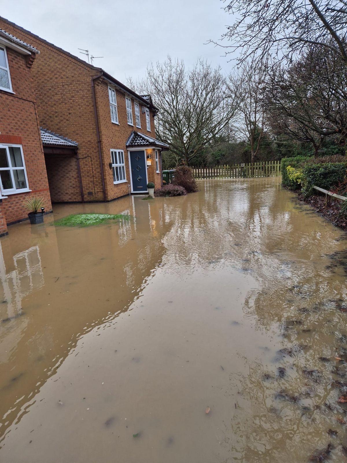 Water has previously come close to entering people's homes