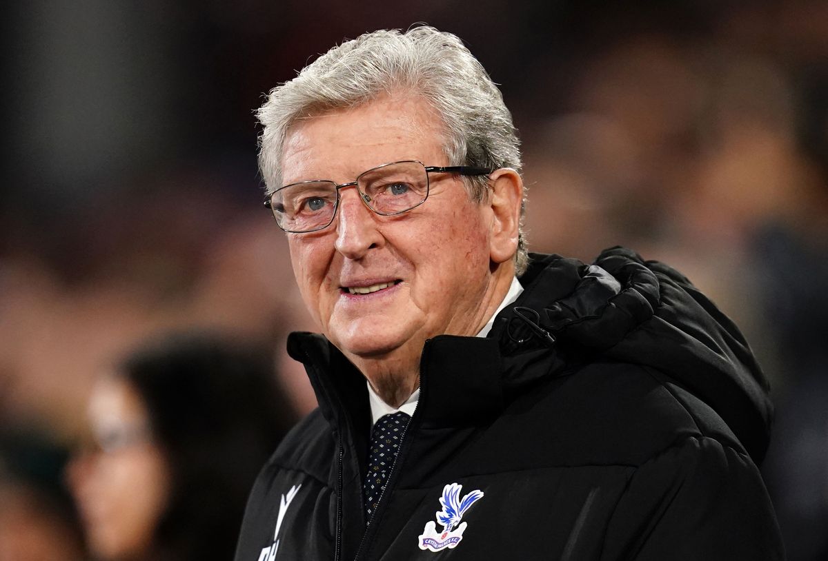 Roy Hodgson looks on as Crystal Palace manager