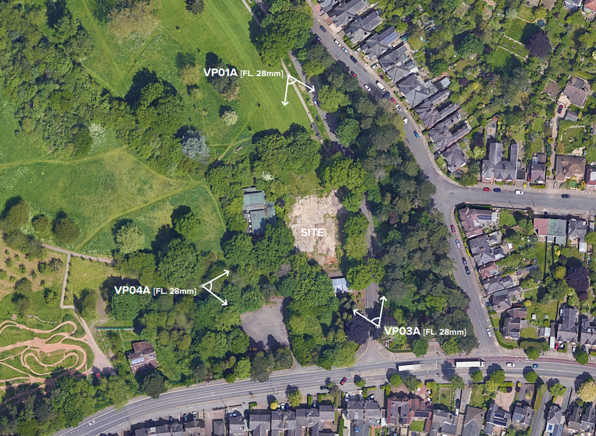 The construction would see the use of green space