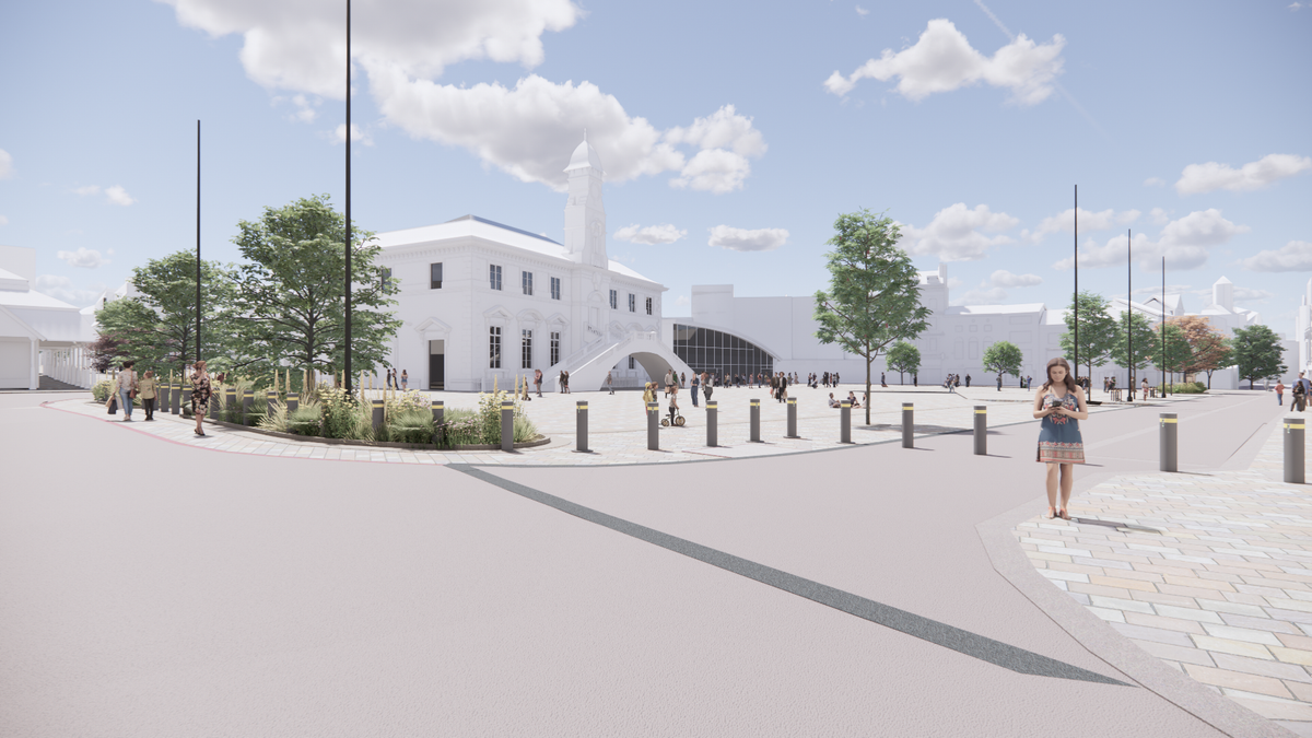 The new-look Leicester Market