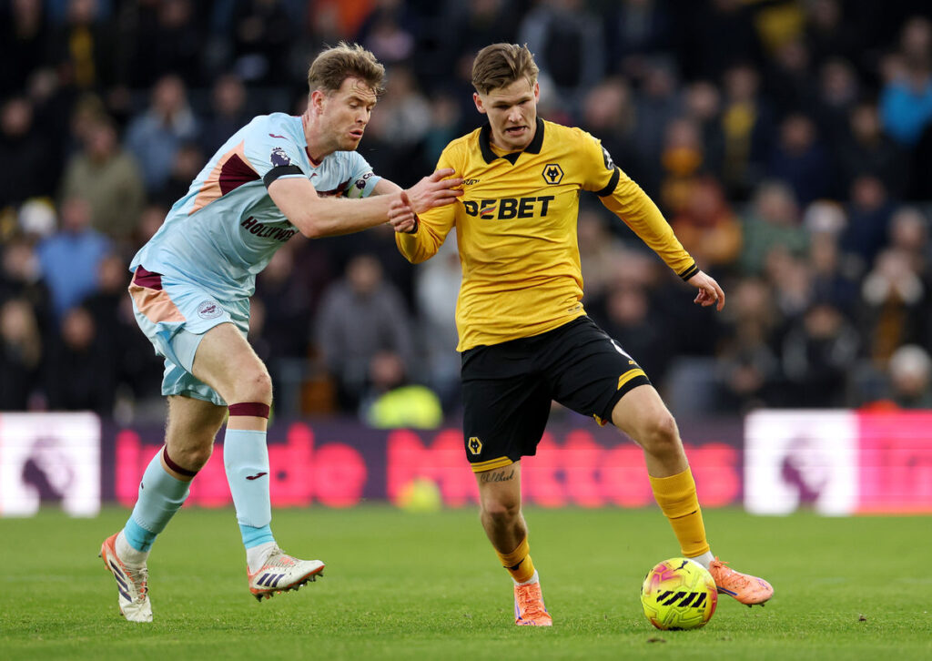 ‘The worst game – I got battered’: Former £20m signing recalls Wolves shocker ahead of Monday night Brentford clash Nathan Collins only spent one season with Wolves (Photo by Jack Thomas - WWFC/Wolves via Getty Images)