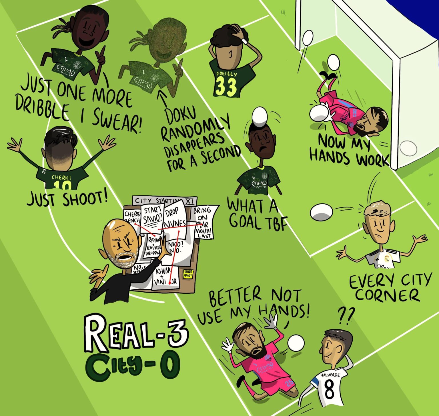 Real vs City - Cartoon Edition 🫥