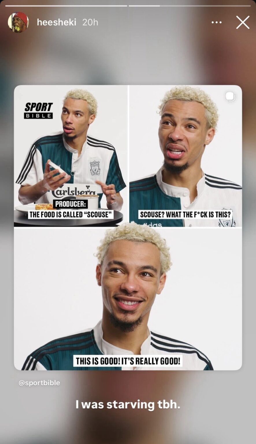 Ekitike’s burner man 😭