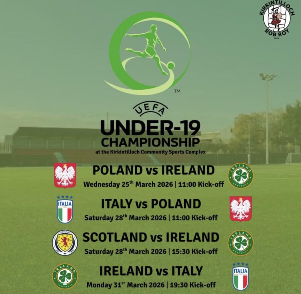 UEFA U19s Championship at Kirkintilloch this week