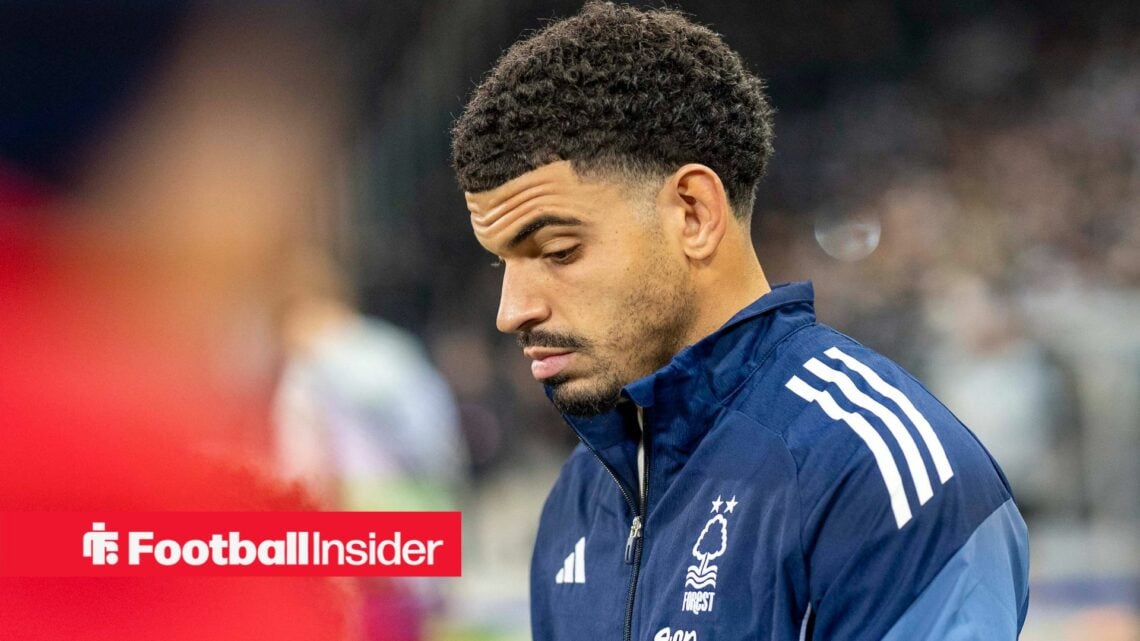 Nottingham Forest midfielder Morgan Gibbs-White