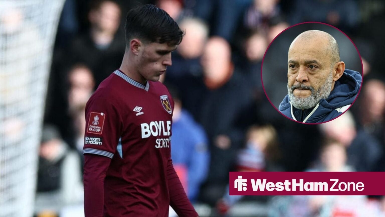 Freddie Potts may have started last-ever West Ham game, Nuno doesn't seem keen