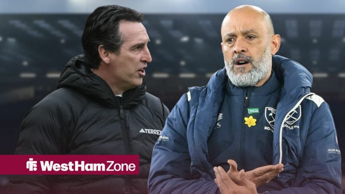 Unai Emery and Nuno Espirito Santo stood alongside each other.