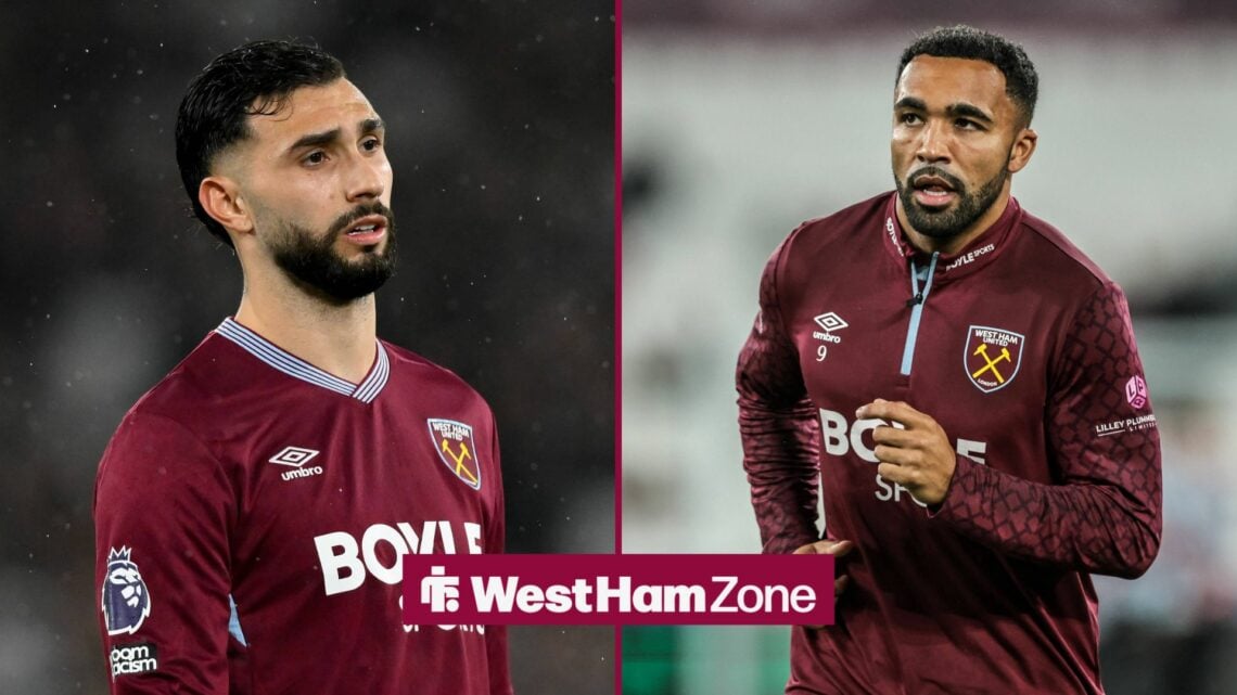 Taty Castellanos and Callum Wilson at West Ham