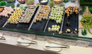 The sushi counter at COSMO