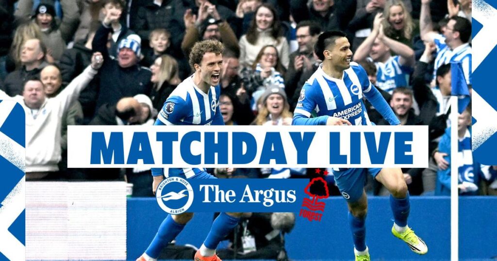 Brighton v Nottingham Forest updates from the Amex