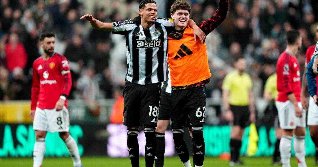 Newcastle 2-1 Manchester United as Will Osula hits dramatic winner