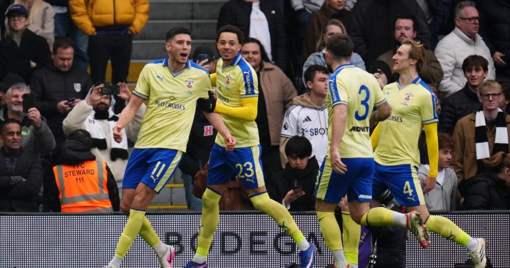 Stewart penalty at Fulham sends Southampton to FA Cup quarter-final