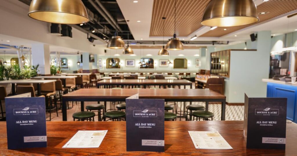 Bournemouth Airport opens new Bourne & Acre restaurant